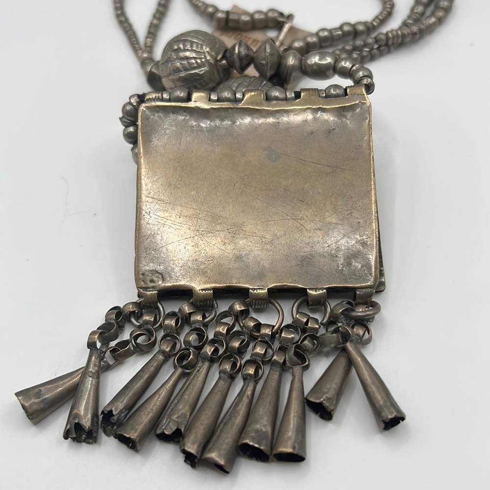 Antique Ethiopian silver engagement necklace - Picture 4 of 6